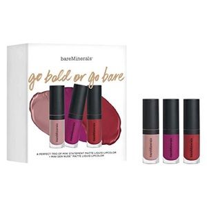 Bare Minerals Go Bold or Go Bare Lip Trio